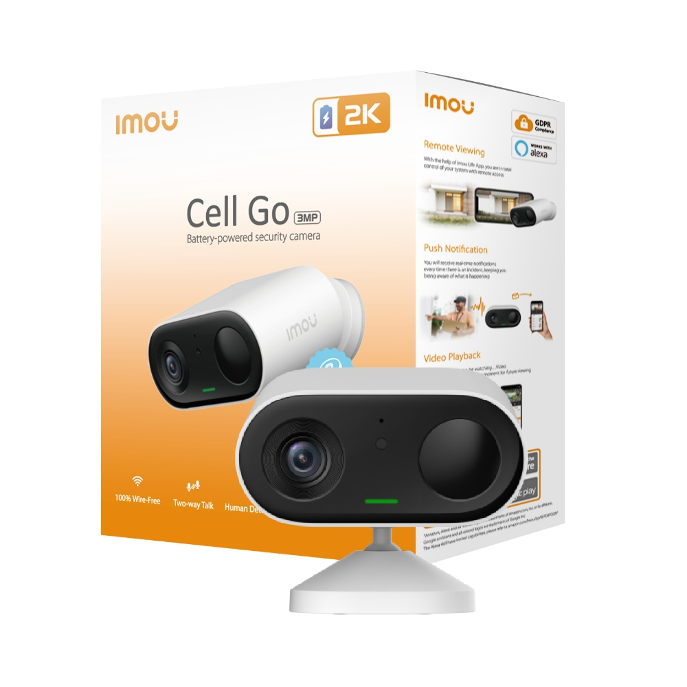 Cell GO Telecamera a batteria WIFI 2K 3MP con sirena, visione notturna e  funzione Vlog – SofTeam